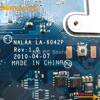 NEWRECORD NALAA LA-6042P K000103810 K000103830 K000103780, Skirtas Toshiba Satellite L670 L675 Nešiojamas Plokštė HM55 DDR3 Nemokamai CPU