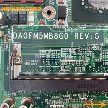 NEWRECORD Nešiojamojo kompiuterio motininė Plokštė, Skirta KN-0HX766 0HX766 HX766 DA0FM5MB8G0 Dell Vostro 1700 965PM DDR2 Pagrindinės plokštės nemokamai CPU pilnai išbandyti