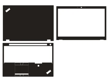 Nešiojamas Anglies Pluošto Vinilo Oda Lipdukas Padengti Lenovo ThinkPad P53 15.6