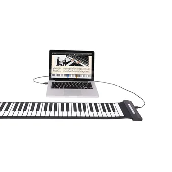 Nešiojamas Lankstus 88 Klavišus USB MIDI Klaviatūros, Fortepijonas Profesionalios Elektroninės suristi Fortepijono Pradedantiesiems, Vaikams, Vaikams, Žaislų, Dovanų