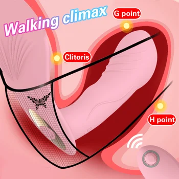 Nešiojami Drugelis Dildo Vibratorius Moterims Masturbator Klitorio Stimuliatorius Belaidžio Nuotolinio valdymo Vibracija Kelnaitės Suaugusiųjų Sekso Produktus