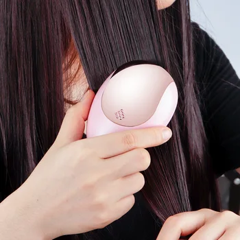 Nešiojamieji Elektriniai Joninis Plaukų Šepetys, Plaukų tiesinimo priemonė Teptuku Neigiamų Jonų Plaukų Šukos Anti-static Massager Plaukų Tiesinimo Šukos