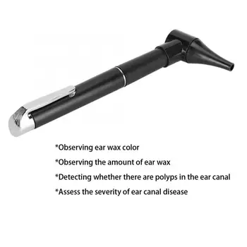 Nešiojamų diagnostikos įrankis otoscope loupe Ausies priežiūros Stebėkite spalvos ir dydžio ausies vaškas aiškiai stebėjimas