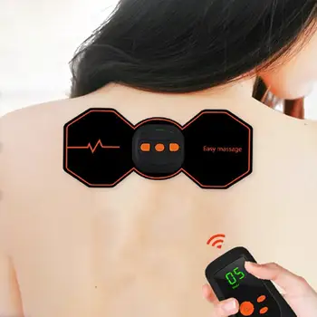 Nešiojamų Massager Mini Kaklo Lipdukas Nuotolinio Valdymo Mokestis Masažas Lipdukas Smart Fizioterapija Gimdos Kaklelio Stuburo Masažas