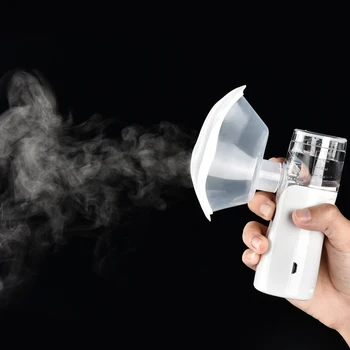 Nešiojamų Sveikatos Priežiūra, Medicinos Įranga Nešiojamą Ultragarsinį Rūkas Įkvėpti Inhaliatoriaus Silent Išjungti Astmos Inhaliatorių Purkštukai