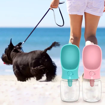 Nešiojamų šunelis Vandens Butelį už Šunų ir Kačių Kelionės Geriamojo Dubenį Lauko Pet Vandens Dozatorius Finansuojančiojo Butelį Už Naminių Produktų