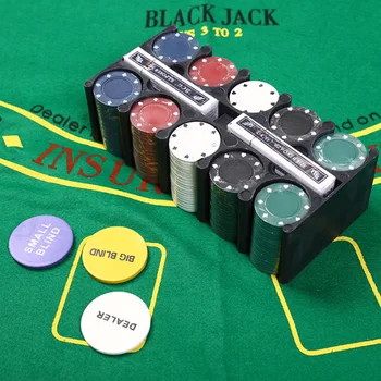 Nešiojamų Žaislas Aliuminio Atveju Lengvas Skaitmeninis Žaidimas Pokerio Rinkinys Club Smagu Su Žetonų Kazino Plastiko Pramogų Suaugusiųjų