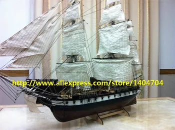 NIDALE modelis Sacle 1/85 Classic JAV burlaivis medinis modelis rinkiniai JAV ŽVAIGŽDYNAS 1843 laivo modelis