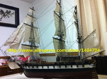 NIDALE modelis Sacle 1/85 Classic JAV burlaivis medinis modelis rinkiniai JAV ŽVAIGŽDYNAS 1843 laivo modelis