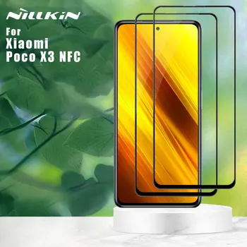 Nillkin už Xiaomi Poco X3 NFC M3 Grūdintas Stiklas 9H Pro Plus XD CP Max Pilnas draudimas Ekrano apsaugos Redmi Pastaba 9T 5G 9S 9 Pro