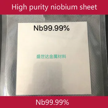 Niobis folija, didelio grynumo niobio lapas, ypač mokslinių tyrimų, Nb99.99%.