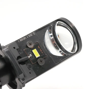 Niscarda H4 LED 20000LM Canbus 90W Mini Projektoriaus Objektyvas, Automobilių Lemputės Konversijos Rinkinys Hi/Lo Pluošto Dešinės Pusės priekinis žibintas