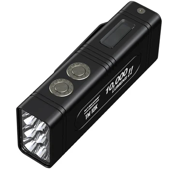 NITECORE TM10K LED Žibintuvėlis Maža Pabaisa CREE XHP35 HD 10000 LM Įkrovimo Aukštis Šviesos Žibintuvėlis Built-In Baterija 4800mAh
