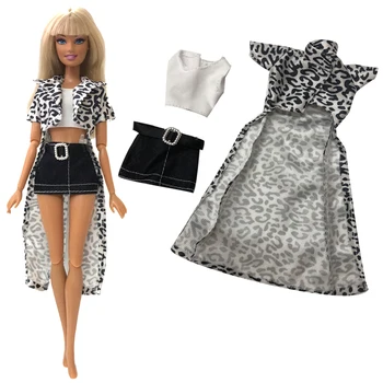 NK 5 Naujas Atsitiktinis Lėlės Suknelė Mados Graži Šalis Marškinėliai Aristokratų Lėlės Suknelė Barbie Lėlės Priedai Geriausią Vaikų Dovanų
