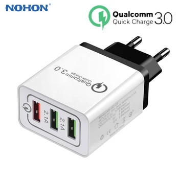 NOHON 3 Uoste Greitai Įkrauti USB 3.0 Kelionės Kroviklis, Skirtas 
