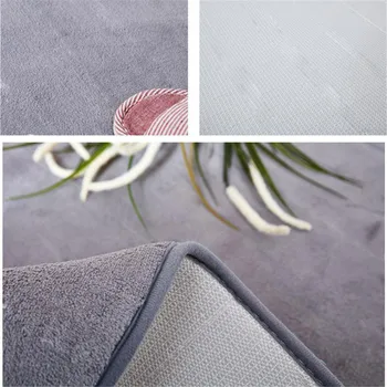 Non-slip mat Vandens absorbcija Vonios kilimėlis nustatyti medvilnės kilimėlis vonios kambarys absorbentas neslidus kilimų 3 vnt/set W1212