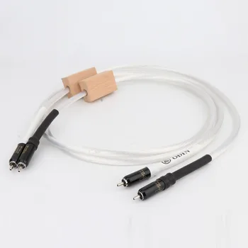 Nordost ODIN 2 karščiavimas audio RCA signalo kabelis dviguba lotus sterlingas sidabro garso kabelis, CD stiprintuvo vamzdelis kabelio