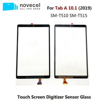 Novecel Tablet Jutiklinis Ekranas skaitmeninis keitiklis Stiklo Samsung Galaxy Tab 10.1 2019 SM T510 T515 LCD Ekranas Stiklas, Jutiklis Touch Panel