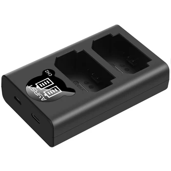 NP-FZ100 NPFZ100 Dviguba LED USB Akumuliatoriaus Kroviklis Suderinama su Sony A7III A7RIII a73 a7r3 A9 Kameros