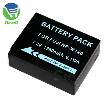 NP-W126 Baterija + LCD USB Dual Kroviklis skirtas FUJIFILM X-Pro1 X-M1 X (T1) X (T2) X-T3 X-T10 X-T20 X-A7 X-A5 Kamera Pakeisti NP-W126S