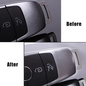 Nuotolinio Automobilių Mygtuką Apačioje Dangtelį Pakeisti Anti-Scratch Metalo, Aliuminio Dangtelis Naujas A klasės 