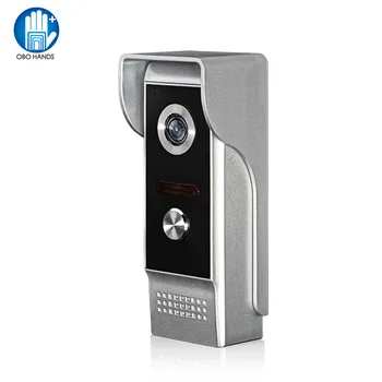 OBO Spalvų Vaizdo Duris Telefono Ryšio Doorbell Sistema 700TVL infraraudonųjų SPINDULIŲ Naktinio Matymo Kamera Durų Bell CMOS Vandeniui Doorphone Namų
