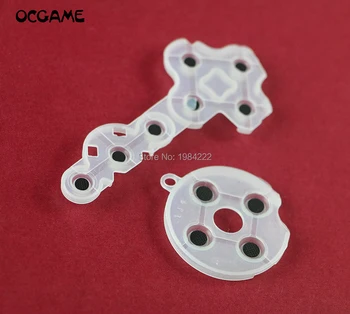 OCGAME 20sets/daug skaidraus Silikono Laidžios Gumos Pagalvėlės xbox360 Xbox 360 Valdiklio Kontaktų Mygtukai