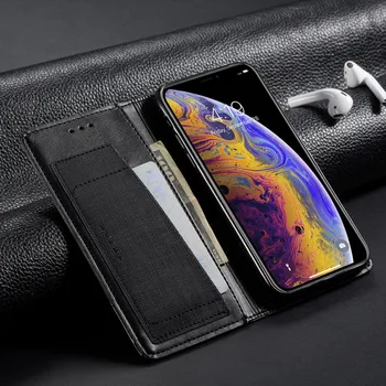 Odinis dėklas Skirtas Apple iPhone 11 12 Pro 6s 7 8 Plius 5S X XR XS Max Magnetas Flip Book Case Cover 