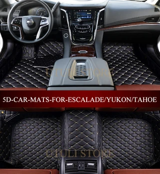 Odos Automobilio grindų kilimėliai Cadillac ESCALADE_YUKON_Tahoe_z71_Suburban pasirinktinis tilptų automobilių optikos visi oro kiliminė danga, grindų kilimėlis