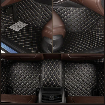 Odos Custom automobilio grindų kilimėlio VW Caddy Touran Tiguan TOUAREG Atlas GOL Caravelle Sharan variantas kilimų automobilių reikmenys