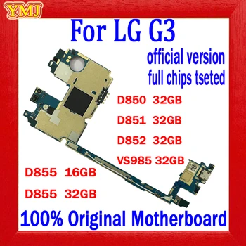 Oficiali versija LG G3 D855 Plokštę su 