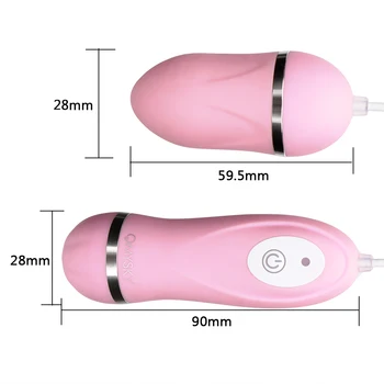 OLO 10 Greitį Išjungti Vibracija, Kiaušinių Moterų Masturbacija Nuotolinio Valdymo Kulka Vibratorius G-Spot Massager Sekso Žaislai Moterims