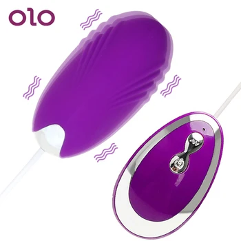 OLO G-Spot Massager Vibruojantis Kiaušinis Faloimitator Reguliuojamas Greitis Kulka Vibratorius Klitorio Stimuliatorius Sekso Žaislai Moterims