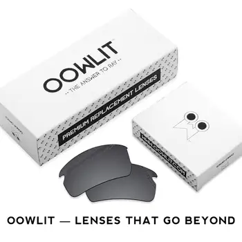 OOWLIT Pakeitimas Objektyvai HD-Geltona-Oakley Batwolf OO9101 Akiniai nuo saulės