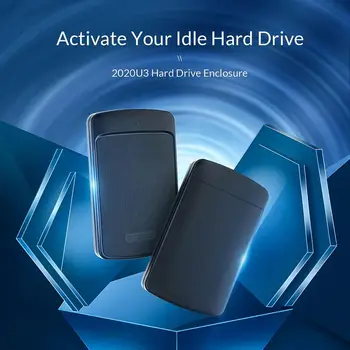 ORICO HDD Case 2.5 Colių SATA į USB 3.0 Kietojo Disko Atveju Įrankį Nemokamai 5Gbps 4TB SSD HDD korpusas su Auto Miego