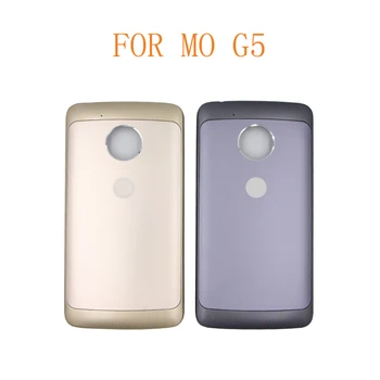 Originalaus Galinio Atgal Būsto Motorola Moto G5 Galinio Dangtelio, Baterijos Durų Dalys XT1672 XT1676