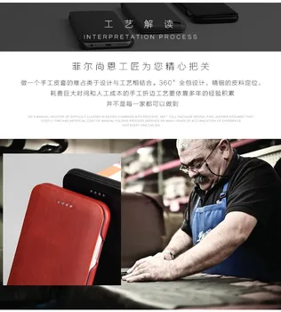 Originali Leanther Flip Cover Case for iPhone 6 6S 7 8 Plus SE 2020 X XR XS 11 Pro Max 12 Built-in Magnetai, Nekilnojamojo Odinis dėklas