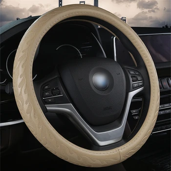 Originali Odinis Vairas Apima 3D Gaisro Modelio Dizaino, Aukščiausios Kokybės Vairas Padengti Atveju Auto Automobilio Interjero Priedai