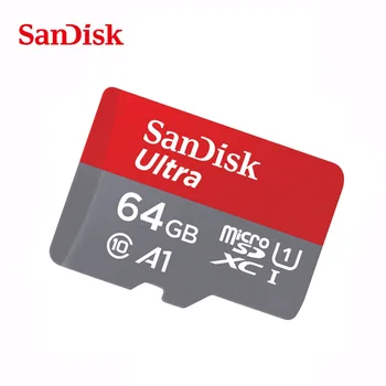 Originalios SanDisk Ultra micro SD Kortelė 64 G Atminties Kortelę 64GB microSD TF kortelę microSDXC UHS-I Kortelės, Telefono cartao memoria de A1