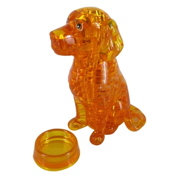 Originalus 3D Kristalų Dėlionę - Šuo
