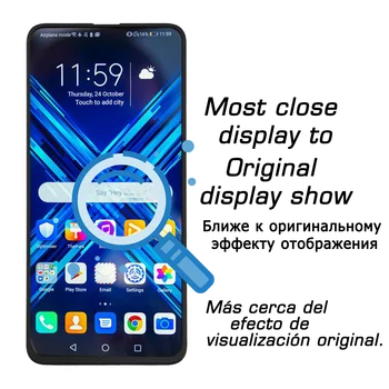 Originalus 6.59 colių Huawei Honor 9X Y9 Premjero 2019 LCD Ekranas Jutiklinis Ekranas skaitmeninis keitiklis Asamblėjos Pantalla Garbę 9X LCD