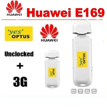Originalus, atrakinta Huawei E169 7,2 M Hsdpa USB 3G Modemo prijungimo įtaisas stick UMTS WCDMA 900/2100MHz