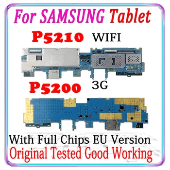 Originalus, Atrakinta Samsung Galaxy Tab 3 10.1 P5210 WIFI P5200 3G Plokštė Es Versija Logika Lenta su lustai, Geros darbo