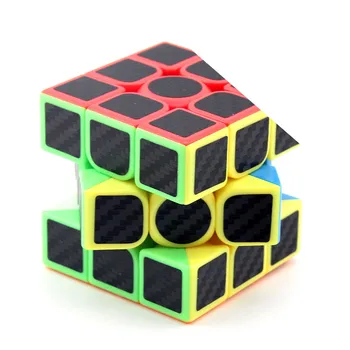 Originalus, Aukštos Kokybės MoYu MeiLong Anglies Pluošto Lipdukas 3x3x3 Magic Cube 3x3 Greičio Įspūdį Kalėdų Dovanų Idėjos Vaikams, Žaislai