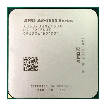 Originalus CPU AMD A8 3800 / A8 3820 / A8 3850 / A8 3870 Quad-Core Socket FM1 Desktop CPU Procesorius
