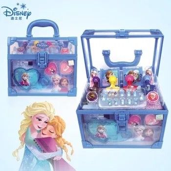 Originalus Disney Užšaldyti Vaikai Kosmetikos Rinkinys Mergaitėms Makiažas Lauke Gimtadienio Dovana Profesionalūs Mados Lagaminas