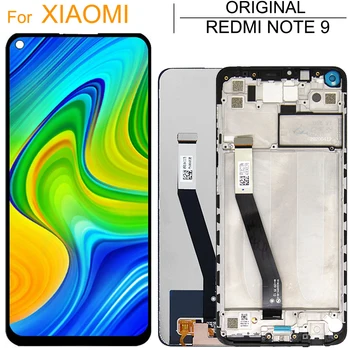 Originalus Ekranas Xiaomi Redmi 9 Pastaba lcd redmi 10x LCD Jutiklinis Ekranas skaitmeninis keitiklis Asamblėjos Redmi Note9 Ekranas