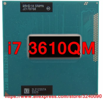 Originalus lntel Core i7 3610qm SR0MN PROCESORIUS (6M Cache/2.3 GHz-3.3 GHz/Quad-Core) i7-3610qm Nešiojamas procesorius nemokamas pristatymas