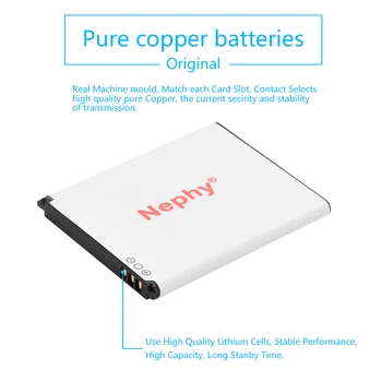 Originalus Nephy BL210 Baterija Lenovo A536 S820 A606 A656 S650 S820E A766 A828t BL 210 BL-210 Mobiliojo Telefono Repalce akumuliatorius
