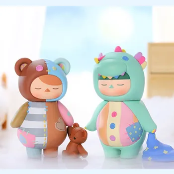 Originalus Pop Mart Pucky Miega Kūdikis Serijos Blind Lauke Žaislai, Lėlės 12 Stilius Atsitiktinis Vienas Mielas Anime Paveikslas Dovanų